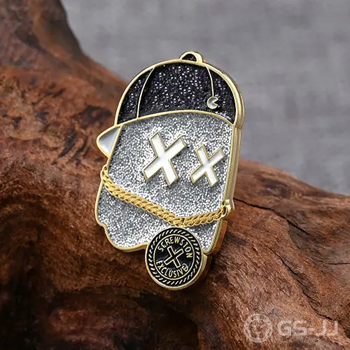 Hat Ghost Lapel Pins Hat Ghost Lapel Pins