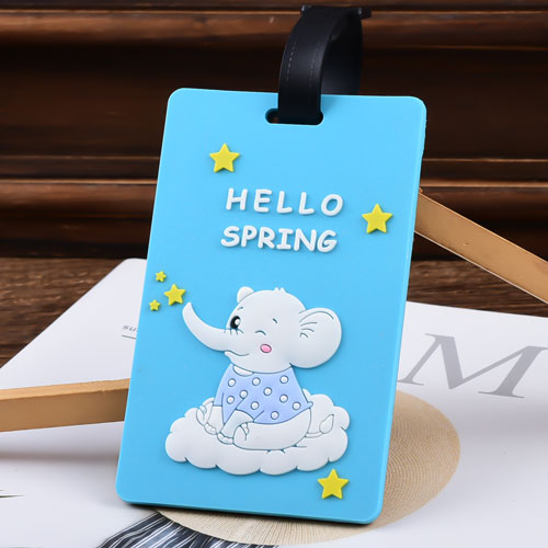 Hello Spring Custom PVC Luggage Tag 