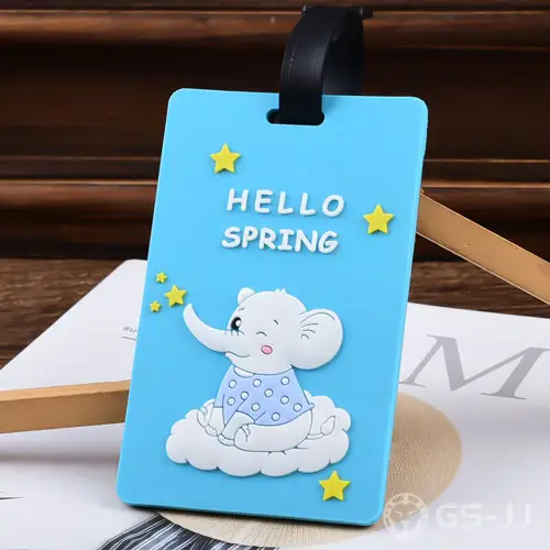 Hello Spring Custom PVC Luggage Tag Hello Spring Custom PVC Luggage Tag