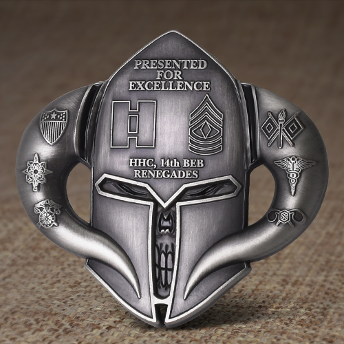 HHC 14th BEB Renegades Army Challenge Coins