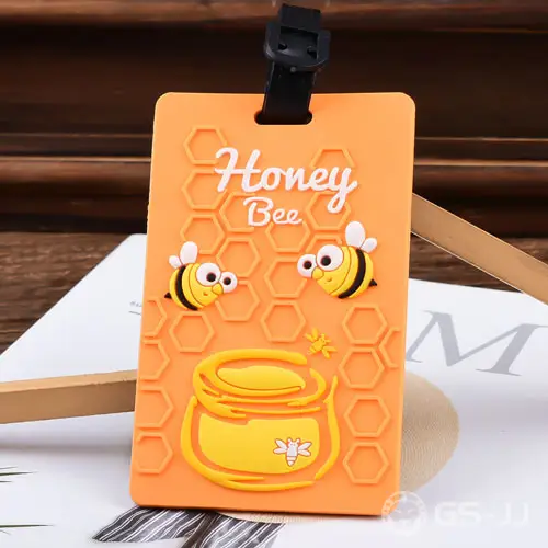 Honey Bee PVC Luggage Tag Honey Bee PVC Luggage Tag