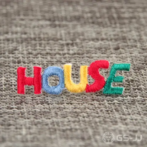 House Custom Embroidered Patches House Custom Embroidered Patches