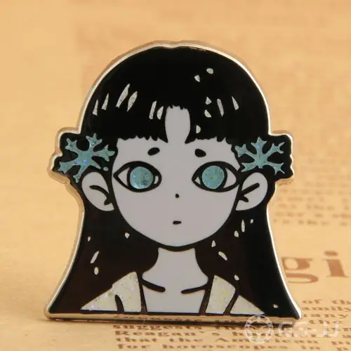 Ice Girl Custom Lapel Pins Ice Girl Custom Lapel Pins