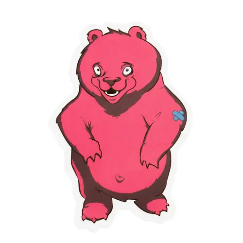 Pink Bear Custom Stickers Pink Bear Custom Stickers