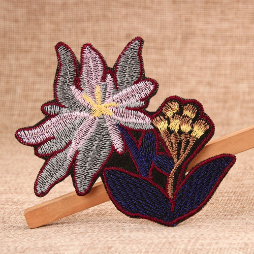 Pretty Flowers Custom Patches No Minimum