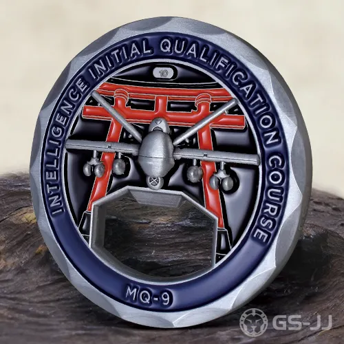Intelligence Bottle Opener Challenge Coins Intelligence Bottle Opener Challenge Coins