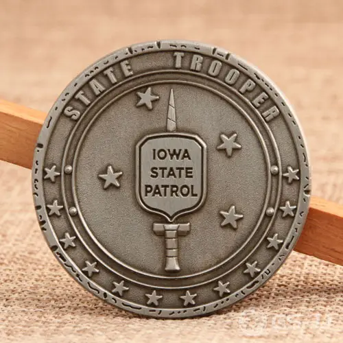 Iowa State Patrol Custom Challenge Coins Iowa State Patrol Custom Challenge Coins