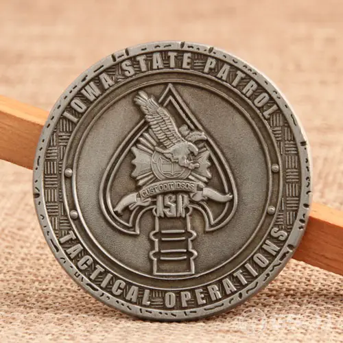 Iowa State Patrol Custom Challenge Coins Iowa State Patrol Custom Challenge Coins