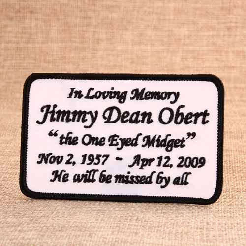 Jimmy Dean Obert Custom Patches Online