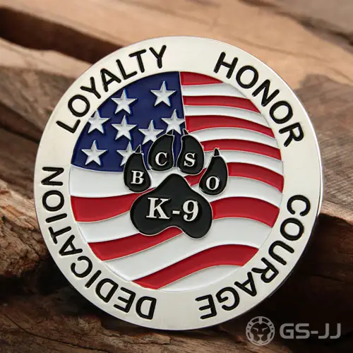 K-9 HMGO Custom Made Challenge Coins K-9 HMGO Custom Made Challenge Coins