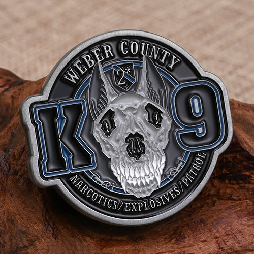 K9 Unit Law Enforcement Challenge Coins