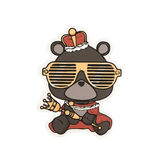King Bear Custom Stickers King Bear Custom Stickers