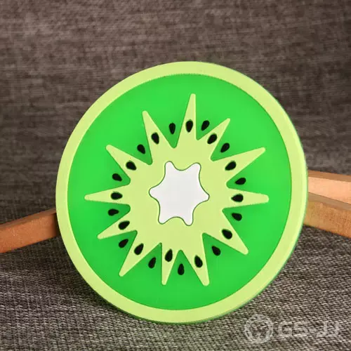 Kiwi Fruit PVC Coaster Kiwi Fruit PVC Coaster
