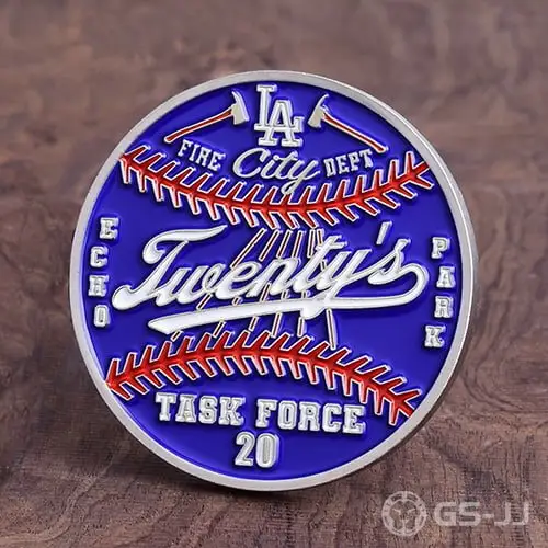 LA Task Force Baseball Coins LA Task Force Baseball Coins