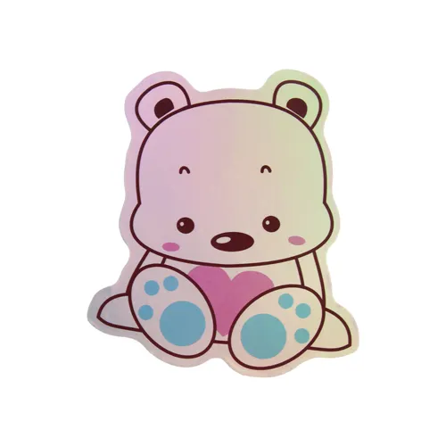 Lovely Bear Laser Stickers Lovely Bear Laser Stickers