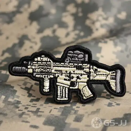 M4 Airsoft Embroidered Patches M4 Airsoft Embroidered Patches