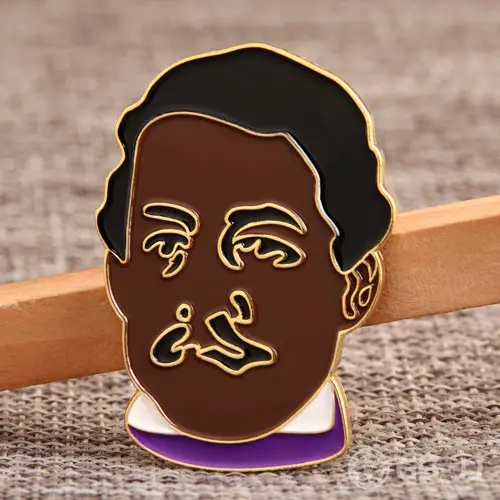 Man Portrait Custom Pins Man Portrait Custom Pins