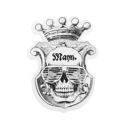 Mann Skull Custom Stickers Mann Skull Custom Stickers