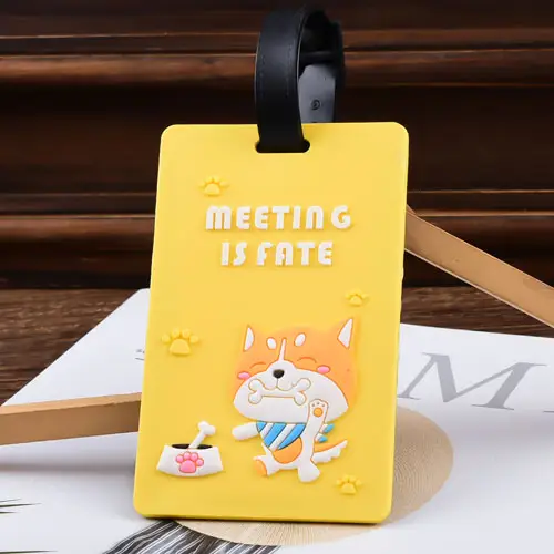 Meeting is Fate PVC Luggage Tag Meeting is Fate PVC Luggage Tag