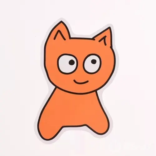 Meow Die Cut Stickers Meow Die Cut Stickers
