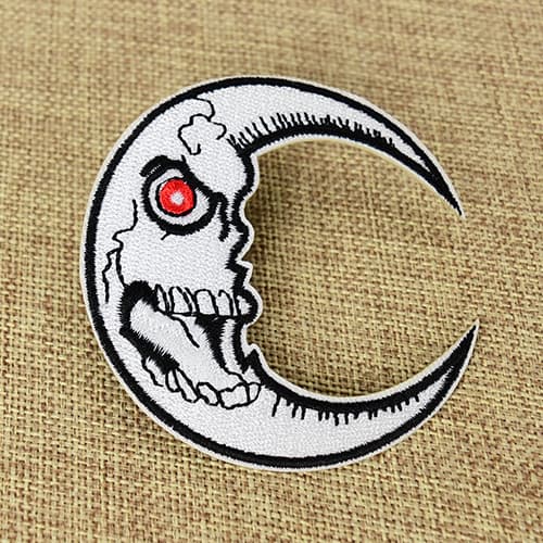 Moon Embroidered Patches