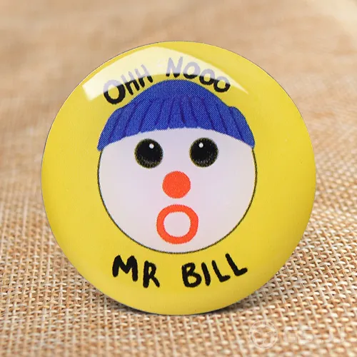 Mr Bill Printed Pins Mr Bill Printed Pins