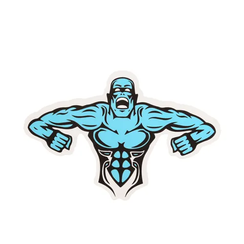 Muscle Man Custom Stickers Muscle Man Custom Stickers