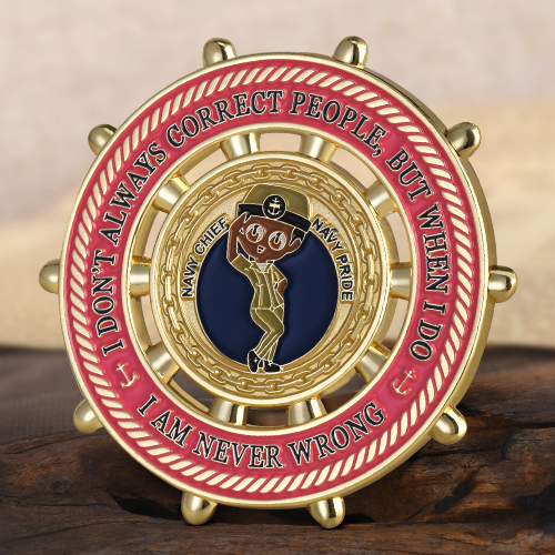 Navy Chief Pride Challenge Coins