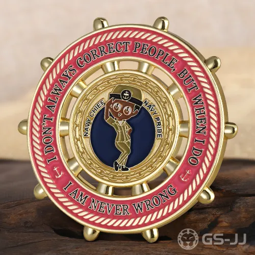 Navy Chief Pride Challenge Coins Navy Chief Pride Challenge Coins