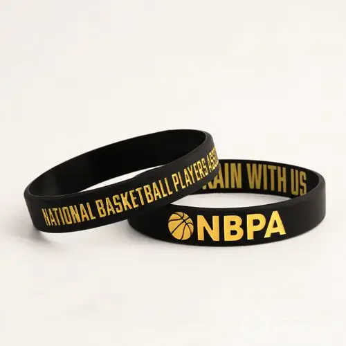 NBPA Rubber Wristbands Custom Cheap NBPA Rubber Wristbands Custom Cheap