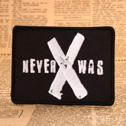 Never Was Iron On Embroidered Patches Never Was Iron On Embroidered Patches