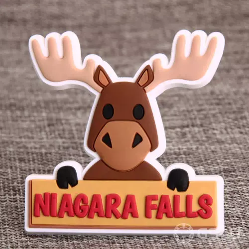 PVC-Magnet mit Elchmotiv bei den Niagarafällen PVC-Magnet mit Elchmotiv bei den Niagarafällen
