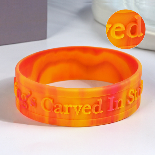 Nothing's Carved In Stone Silicone Wristbands