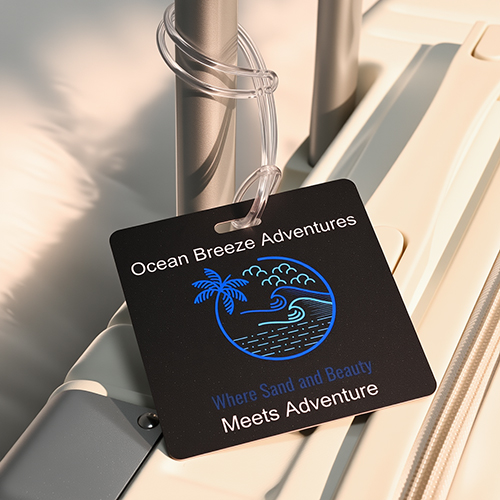 Ocean Breeze Adventure Custom Bag Tag
