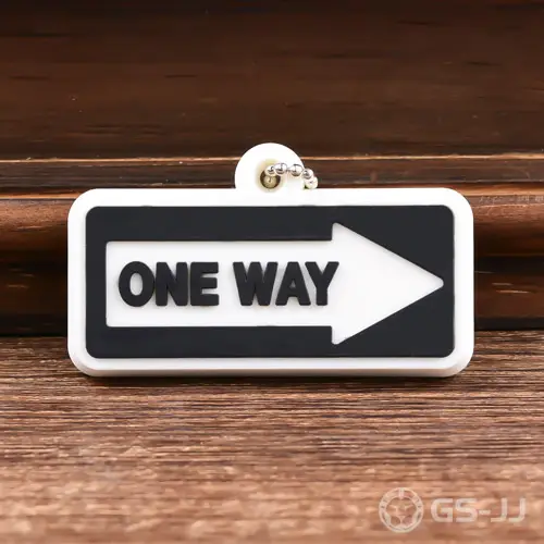 One Way Custom PVC Keychain One Way Custom PVC Keychain