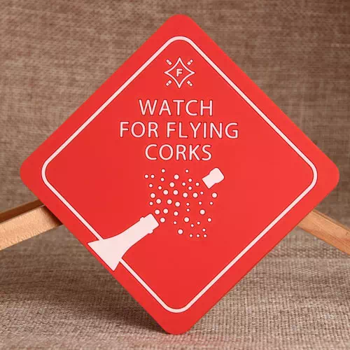 Orange PVC Coaster