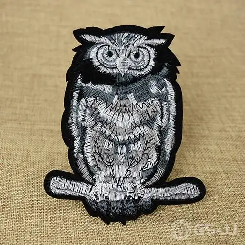 Owls Custom Embroidered Patches Owls Custom Embroidered Patches