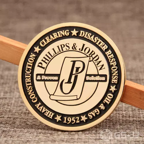 PHILLIPS & JORDAN Custom Challenge Coins PHILLIPS & JORDAN Custom Challenge Coins