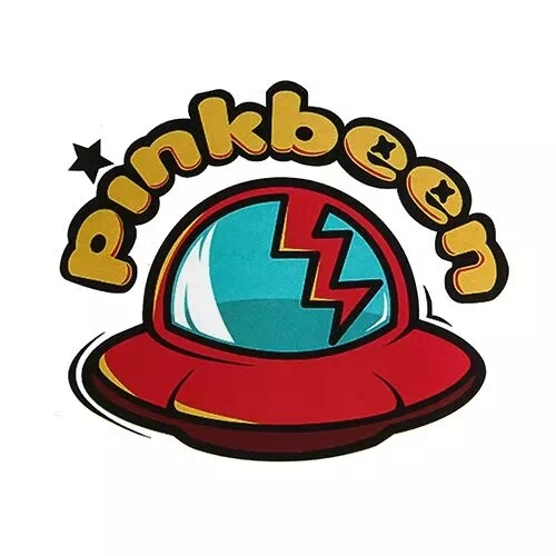 Pink Been UFO Stickers