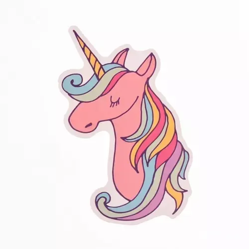 Pink Unicorn Custom Stickers Pink Unicorn Custom Stickers