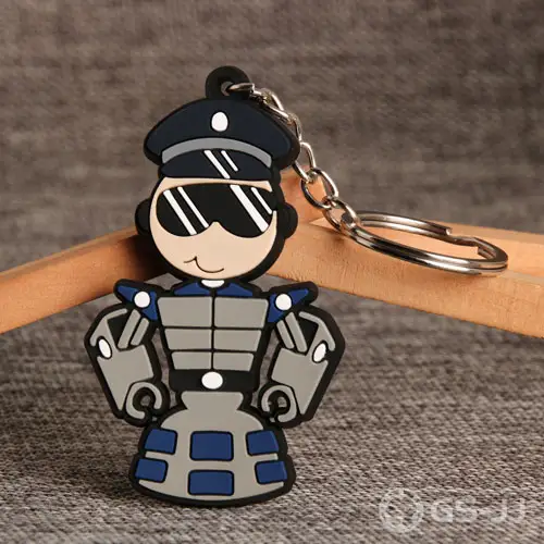 Policeman PVC Keychain Policeman PVC Keychain