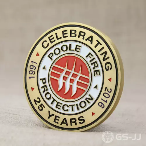 Poole Fire Protection Custom Challenge Coins Poole Fire Protection Custom Challenge Coins