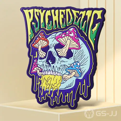 Psychedelic Skull Full Color TPU Patches Psychedelic Skull Full Color TPU Patches