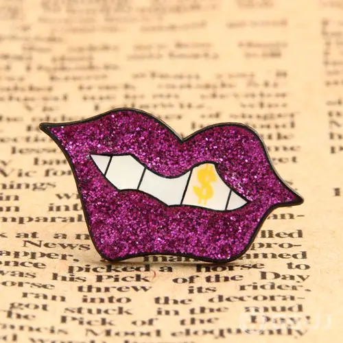 Purple Lip Custom Pins Purple Lip Custom Pins