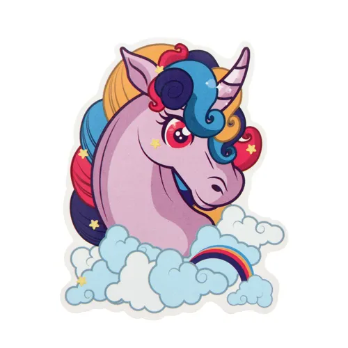 Purple Unicorn Custom Stickers Purple Unicorn Custom Stickers
