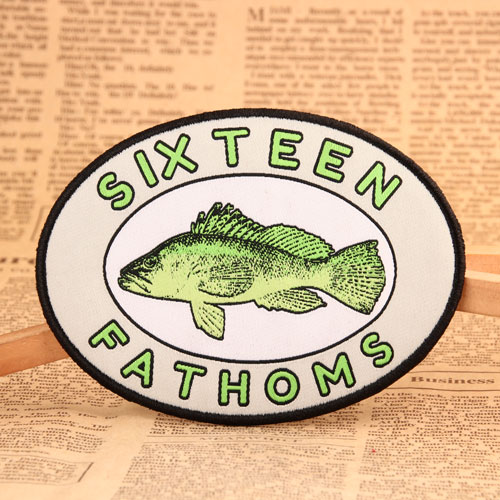 Fish Woven Patches No Minimum