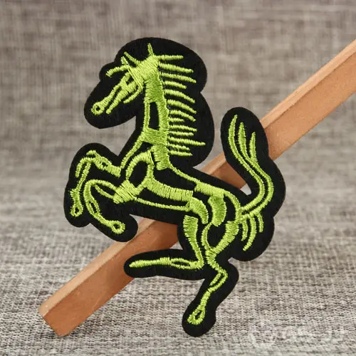 Running Horse Custom Embroidered Patches Running Horse Custom Embroidered Patches