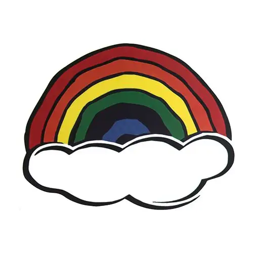 Rainbow Die Cut Stickers Rainbow Die Cut Stickers
