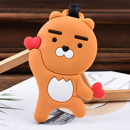 Red Heart Ryan PVC Luggage Tag 