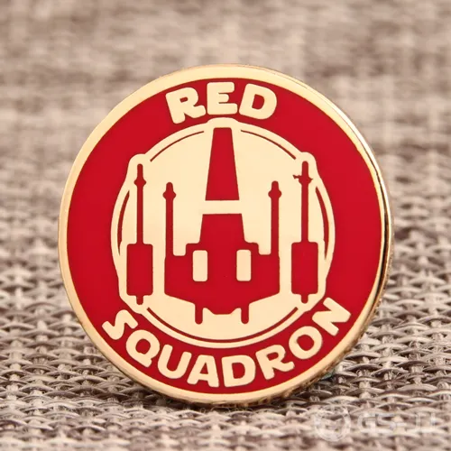 Red Squadron Lapel Pins Red Squadron Lapel Pins